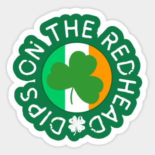 Dibs On The Redhead Sticker